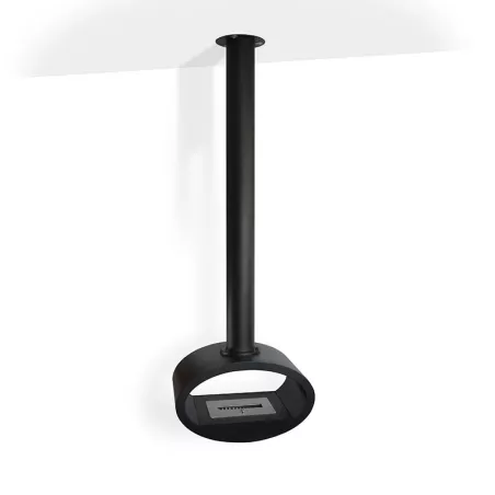 Chimenea mural Ellipse Color Negro Opción Modelo pequeño (H. 189cm) Apertura Abierto por 2 lados