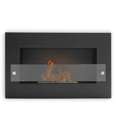 Mini chimenea mural de etanol Verona Color Negro