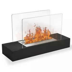Chimenea de etanol negra Cecina