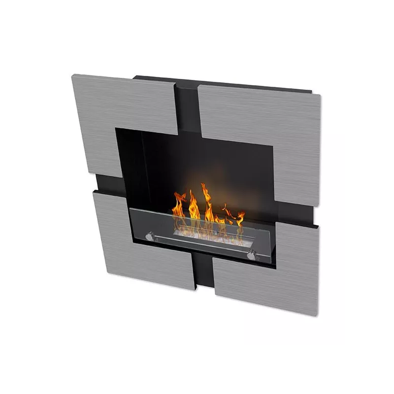 Quattro Chimenea de etanol : Wikao hogar y diseño Color Acero inoxidable cepillado
