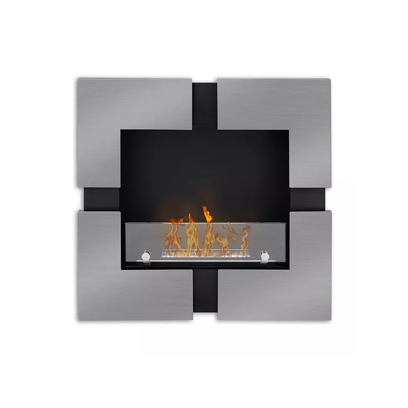 Quattro Chimenea de etanol : Wikao hogar y diseño Color Acero inoxidable cepillado
