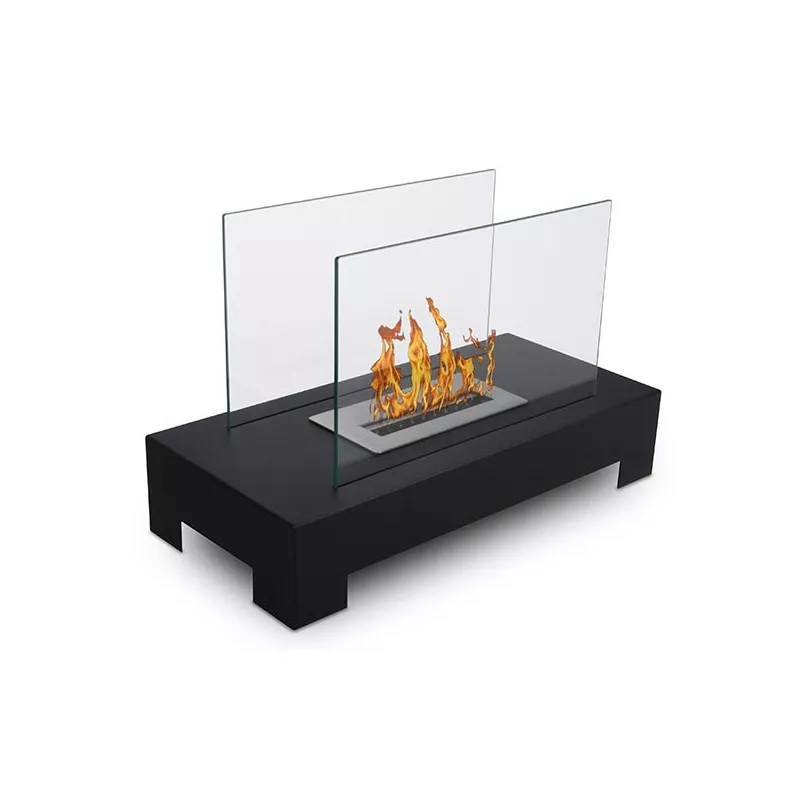 Chimenea de etanol independiente Durban Color Negro