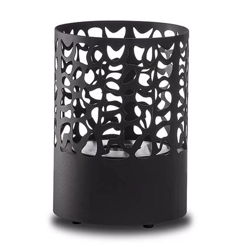 AcapulcoBiochimenea de sobremesa , estufa de etanol redonda Color Negro