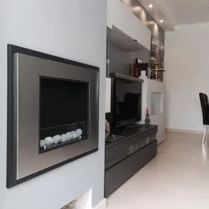 Chimenea de bioetanol InSignal, 80 x 18 x 59 cm