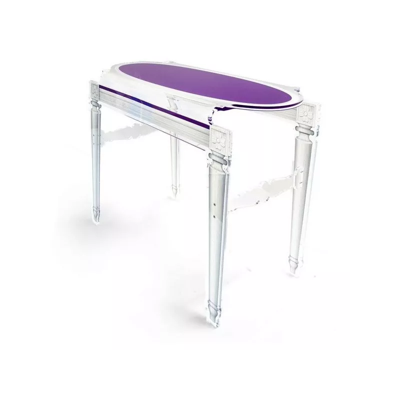 Consola dieciséis acrila Color Azul