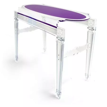 Consola dieciséis acrila Color Azul