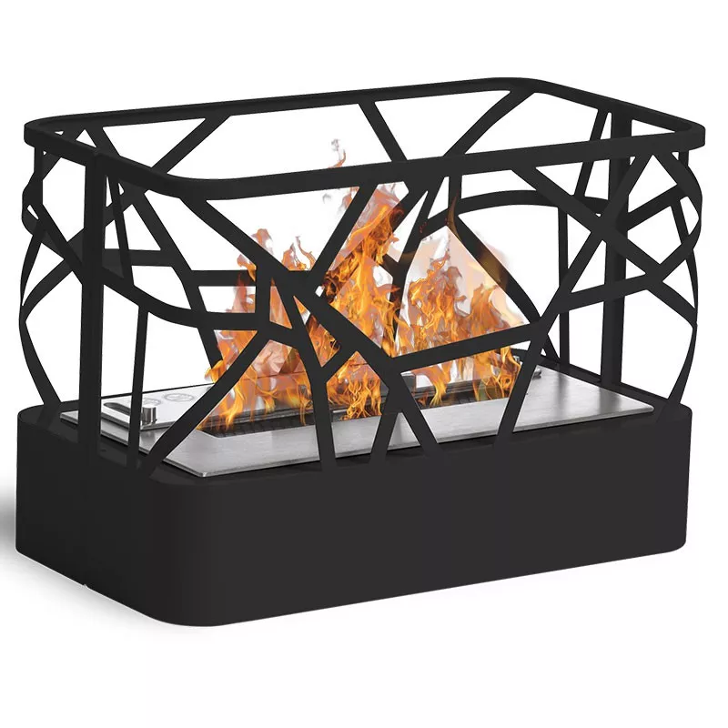 Estufa de etanol de sobremesa Etnica Color Negro