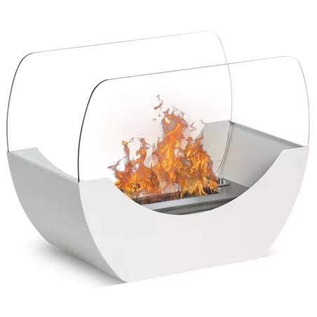 Chimenea de mesa de etanol Chloé Color Blanco