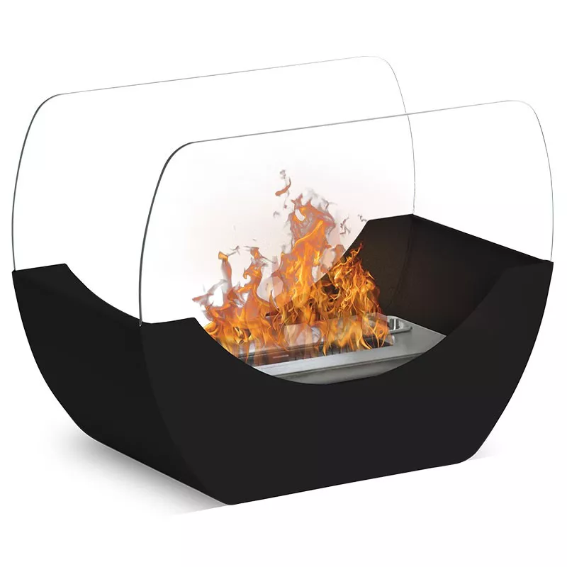 Chimenea de mesa de etanol Chloé Color Negro