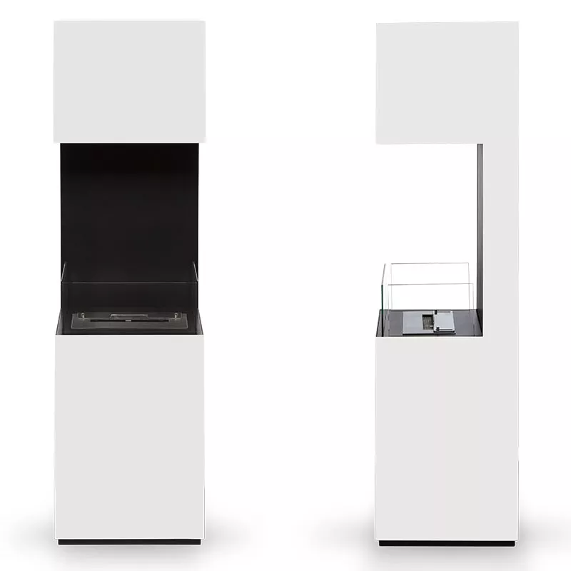 Chimenea de etanol independiente Libao Color Blanco