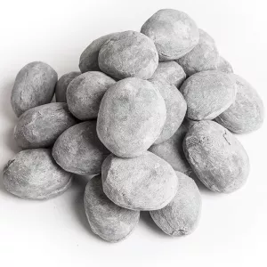 Juego de 24 guijarros decorativos para chimeneas de etanol: Wikao