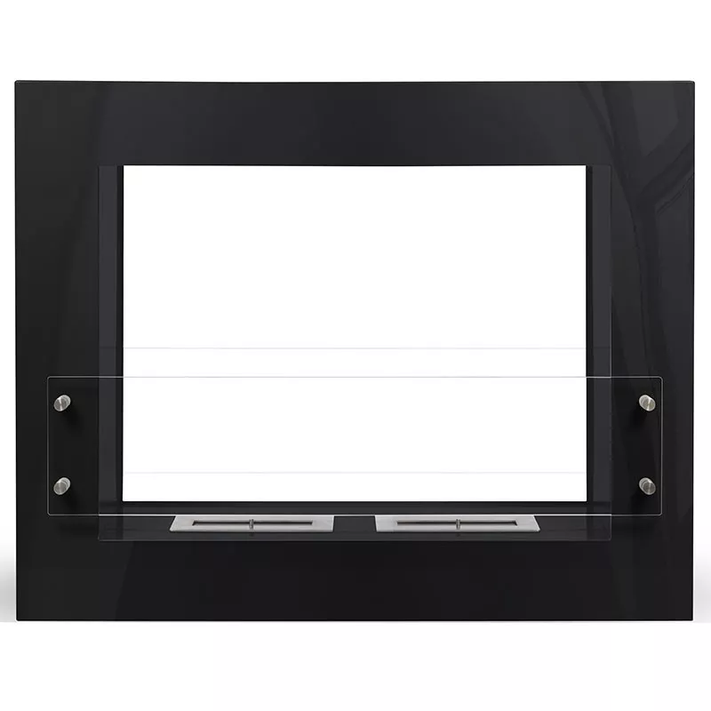 Boston Chimenea de etanol de pie Color Negro Quemador 1.5L/2,7kW