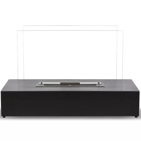 Chimenea de etanol de pie Lena, 80x40x45cm Color Negro