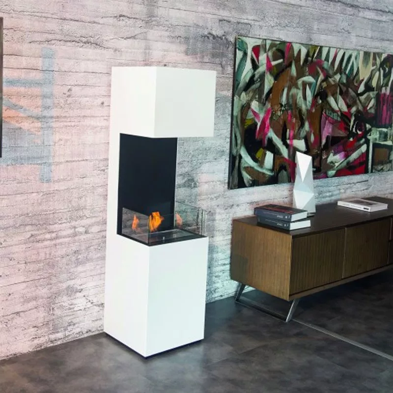 Chimenea de etanol independiente Libao Color Blanco