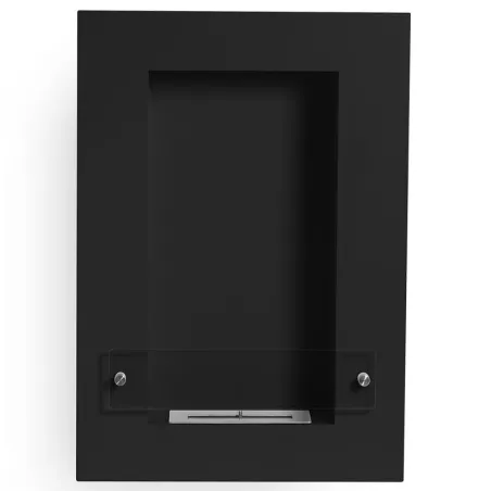VertigoChimenea de etanol de pared , 80x56x16cm Color Negro