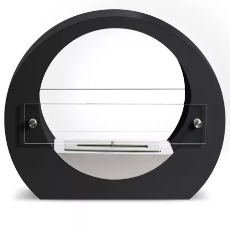 Chimenea de etanol de pie Manhattan, 2,7 kW Color Negro