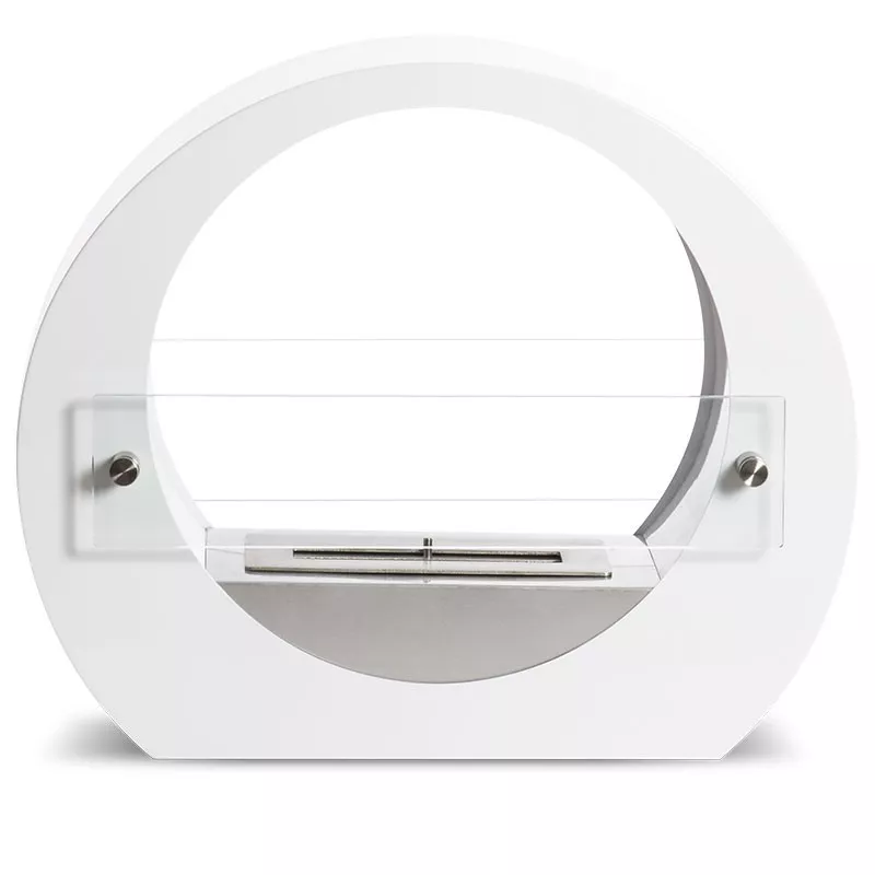 Chimenea de etanol de pie Manhattan, 2,7 kW Color Blanco