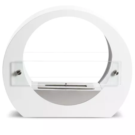 Chimenea de etanol de pie Manhattan, 2,7 kW Color Blanco