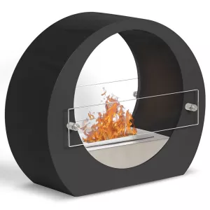 Chimenea de etanol Manhattan negra