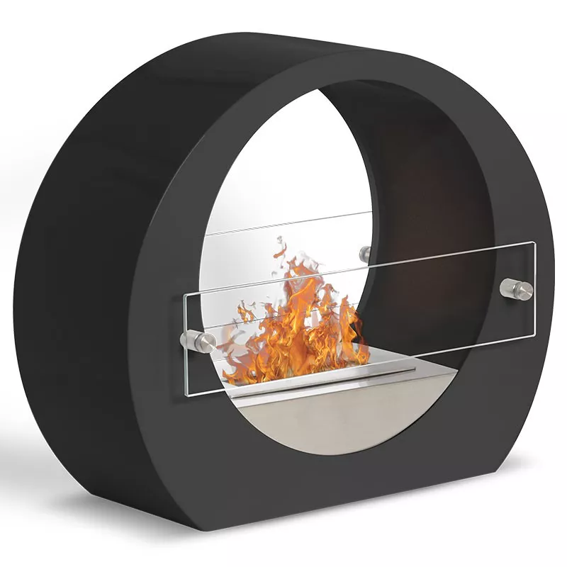 Chimenea de etanol Manhattan negra