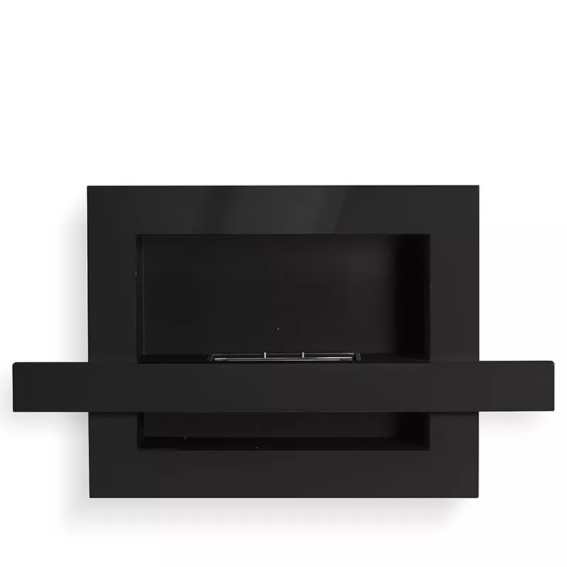 Chimenea urbana de bioetanol, 110x65x24cm Color Negro