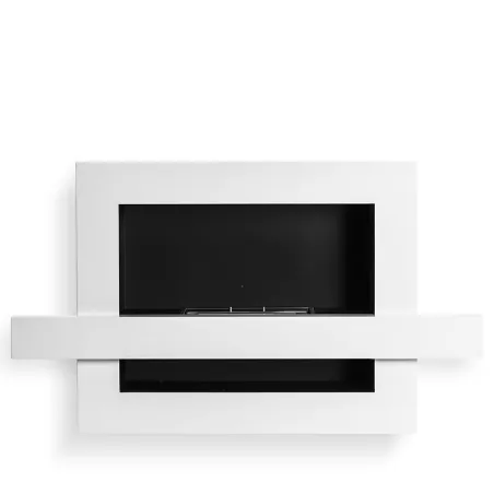 Chimenea urbana de bioetanol, 110x65x24cm Color Blanco