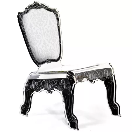 Silla baja barroca Acrila Color Blanco