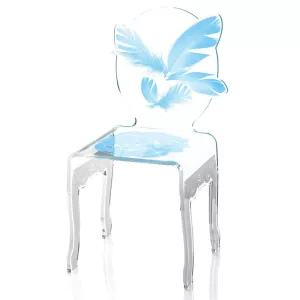 Sillón de plumas