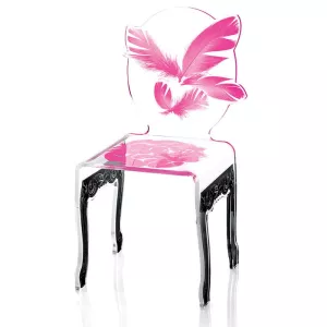 Sillón de plumas