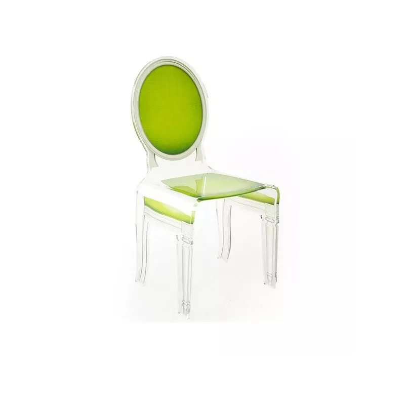 Dieciséis sillas transparentes de plexiglás Color Verde