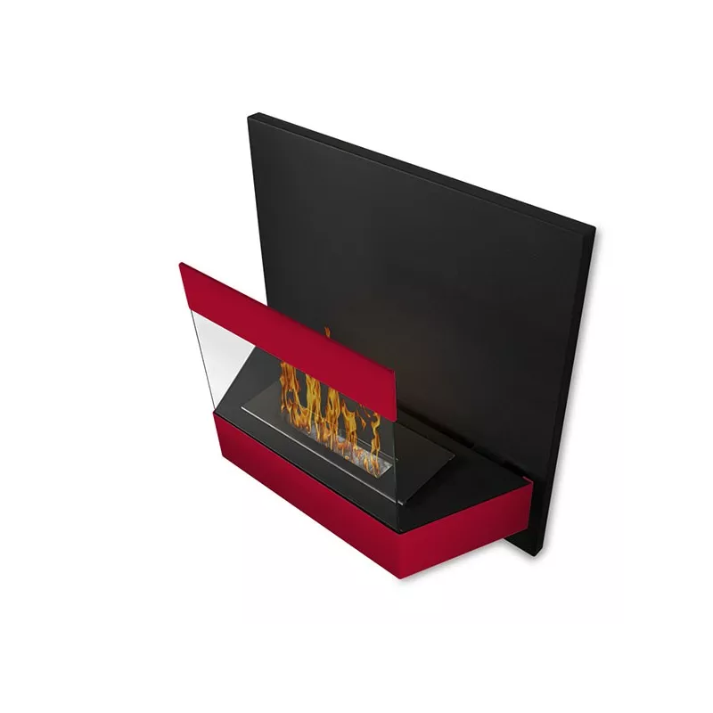 Kaleos Chimenea de etanol : Wikao hogar y diseño Color Rojo