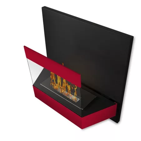 Kaleos Chimenea de etanol : Wikao hogar y diseño Color Rojo