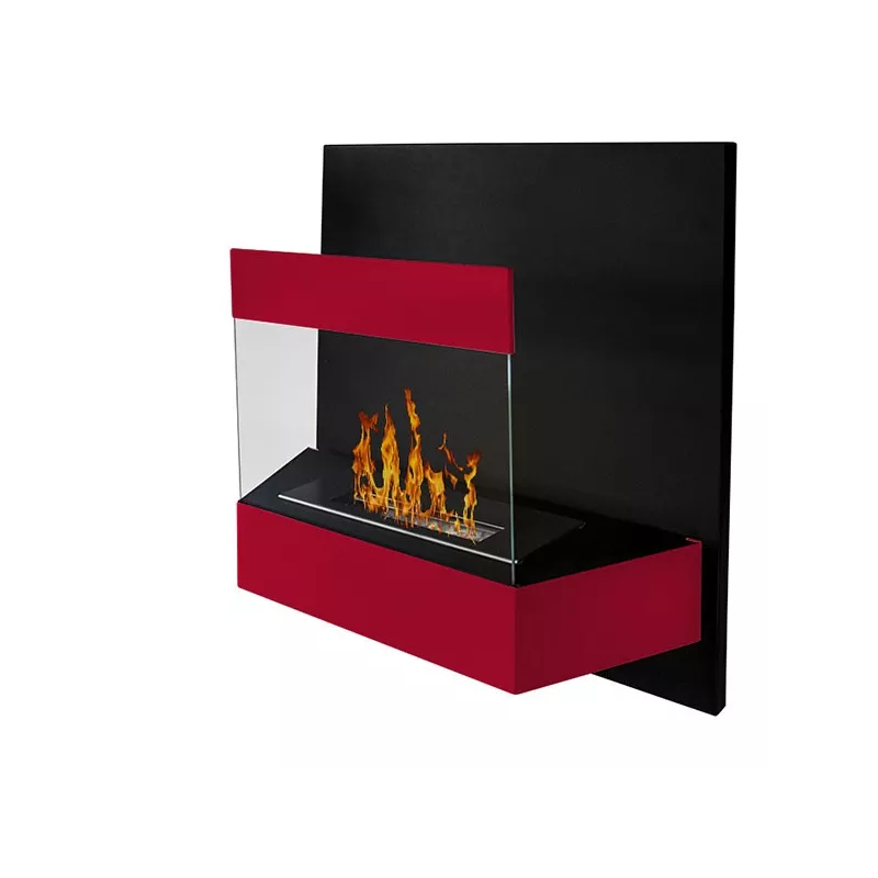 Kaleos Chimenea de etanol : Wikao hogar y diseño Color Rojo