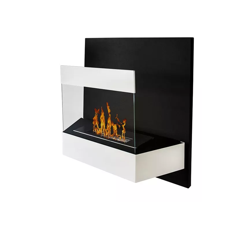 chimenea de etanol blanca Kaleos