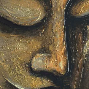 Pintura facial Buda de oro, 1 metro