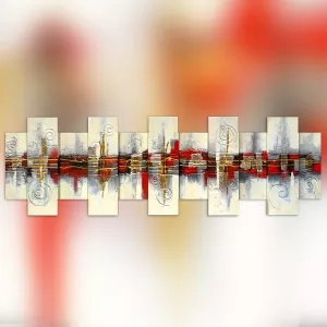 Tablero blanco en relieve 160 x 50 cm