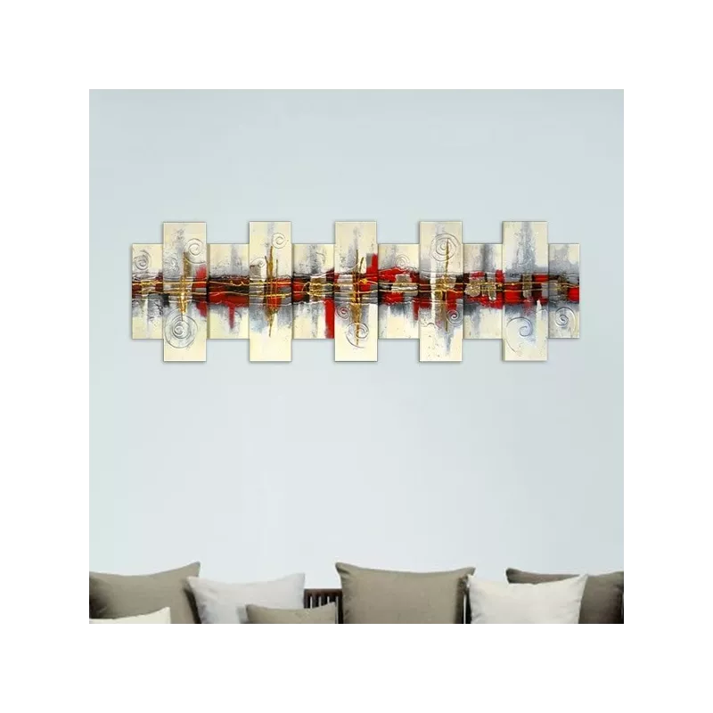 Tablero blanco en relieve 160 x 50 cm