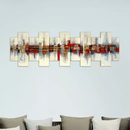 Tablero blanco en relieve 160 x 50 cm