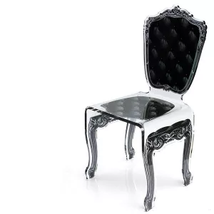 Silla transparente Capiton by Acrila