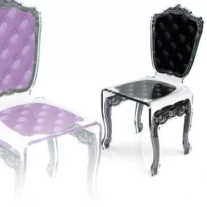 Silla transparente Capiton by Acrila