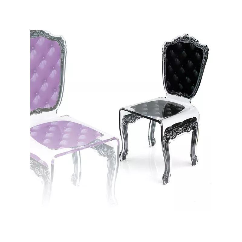 Silla transparente Capiton by Acrila