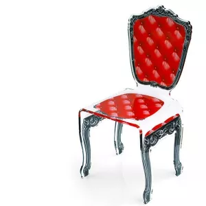 Silla transparente Capiton by Acrila