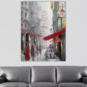 Paisaje urbano, París sacré coeur, 120 x 80 cm