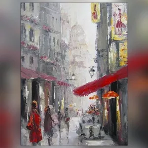 Paisaje urbano, París sacré coeur, 120 x 80 cm