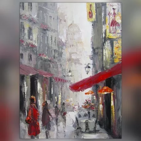 Paisaje urbano, París sacré coeur, 120 x 80 cm