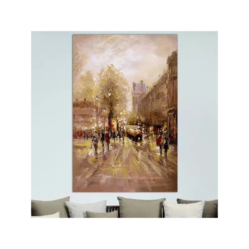 Pintura histórica, París, hacia 1900, 80 x 120 cm