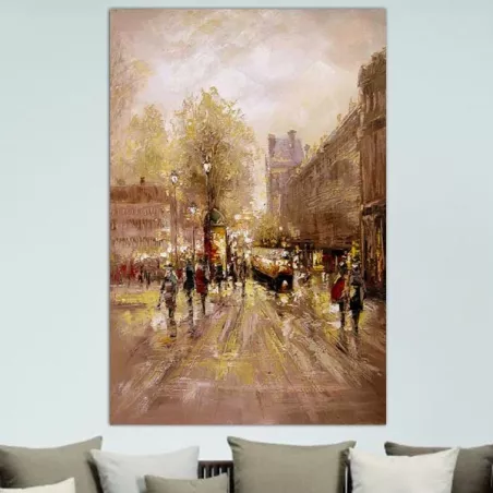 Pintura histórica, París, hacia 1900, 80 x 120 cm