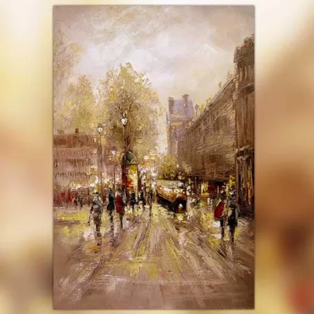 Pintura histórica, París, hacia 1900, 80 x 120 cm