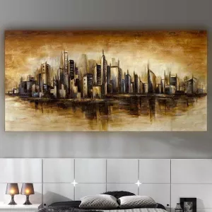 Pintura NY Manhattan 153 x 77 x 5 cm