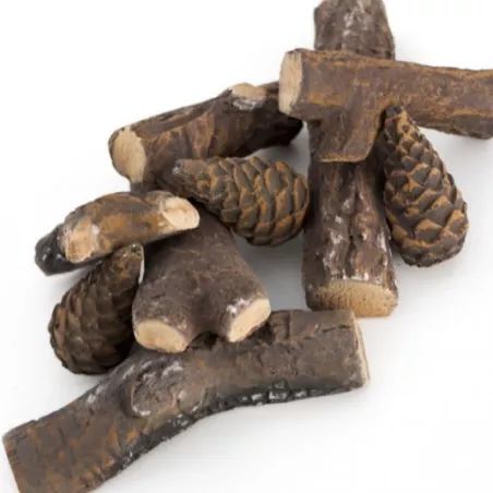 Paquete de 9 troncos para chimeneas de etanol: Wikao